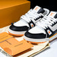 Louis Vuittоп Trainer Low 'Black White Orange Sole'