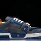 Louis Vuittоп Trainer Low 'Damier Blue Brown'