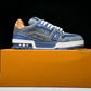 Louis Vuittоп Trainer Low 'Damier Blue Brown'