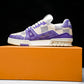 Louis Vuittоп Trainer Low 'Damier Purple'