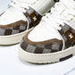 Louis Vuittоп Trainer Low 'Damier White Brown'