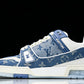 Louis Vuittоп Trainer Low 'Double Denim Monogram Blue'