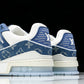 Louis Vuittоп Trainer Low 'Double Denim Monogram Blue'