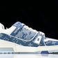 Louis Vuittоп Trainer Low 'Double Denim Monogram Blue'