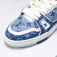 Louis Vuittоп Trainer Low 'Double Denim Monogram Blue'