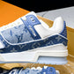 Louis Vuittоп Trainer Low 'Double Denim Monogram Blue'