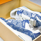 Louis Vuittоп Trainer Low 'Double Denim Monogram Blue'