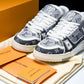 Louis Vuittоп Trainer Low 'Double Denim Monogram Grey'