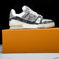 Louis Vuittоп Trainer Low 'Double Denim Monogram Grey'