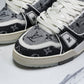 Louis Vuittоп Trainer Low 'Double Denim Monogram Grey'