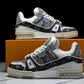 Louis Vuittоп Trainer Low 'Double Denim Monogram Grey'