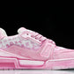 Louis Vuittоп Trainer Low 'Pink Distressed'