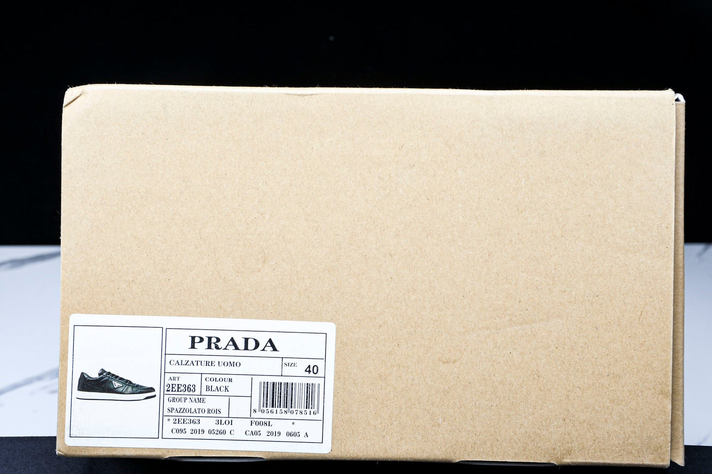 Prada Downtown Sneaker 'Black White' - UK 10 / US 11 / EU 44