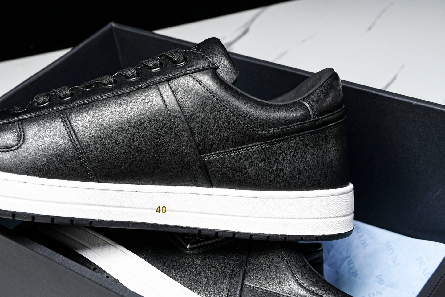 Prada Downtown Sneaker 'Black White' - UK 10 / US 11 / EU 44
