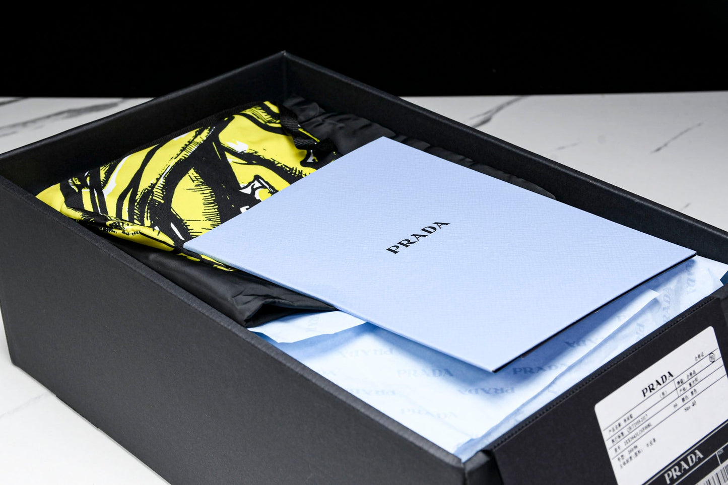 Prada Downtown Sneaker 'Black White' - UK 10 / US 11 / EU 44