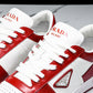 Prada Downtown Sneaker 'White Red'