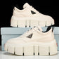 Prada Platform Chunky Sneaker 'Cream'