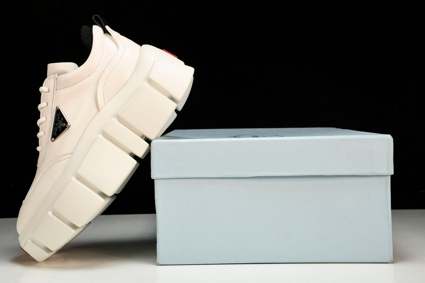 Prada Platform Chunky Sneaker 'Cream'