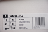 Samba x Wales Bonner Cream Green - UK 6.5 / US 7 / EU 40