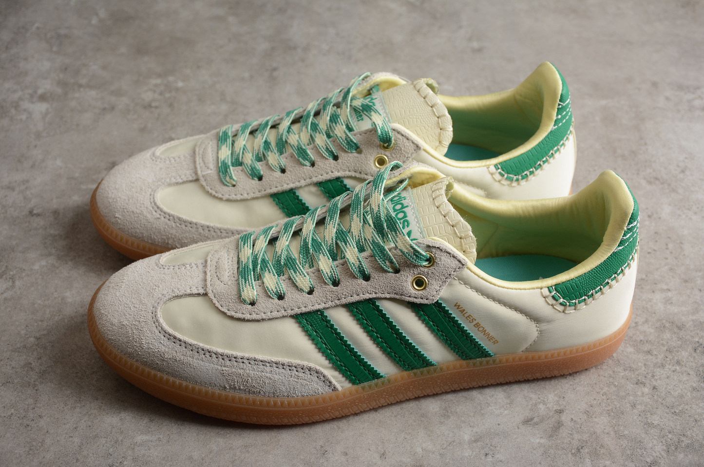 Samba x Wales Bonner Cream Green - UK 10 / US 10.5 / EU 44.5