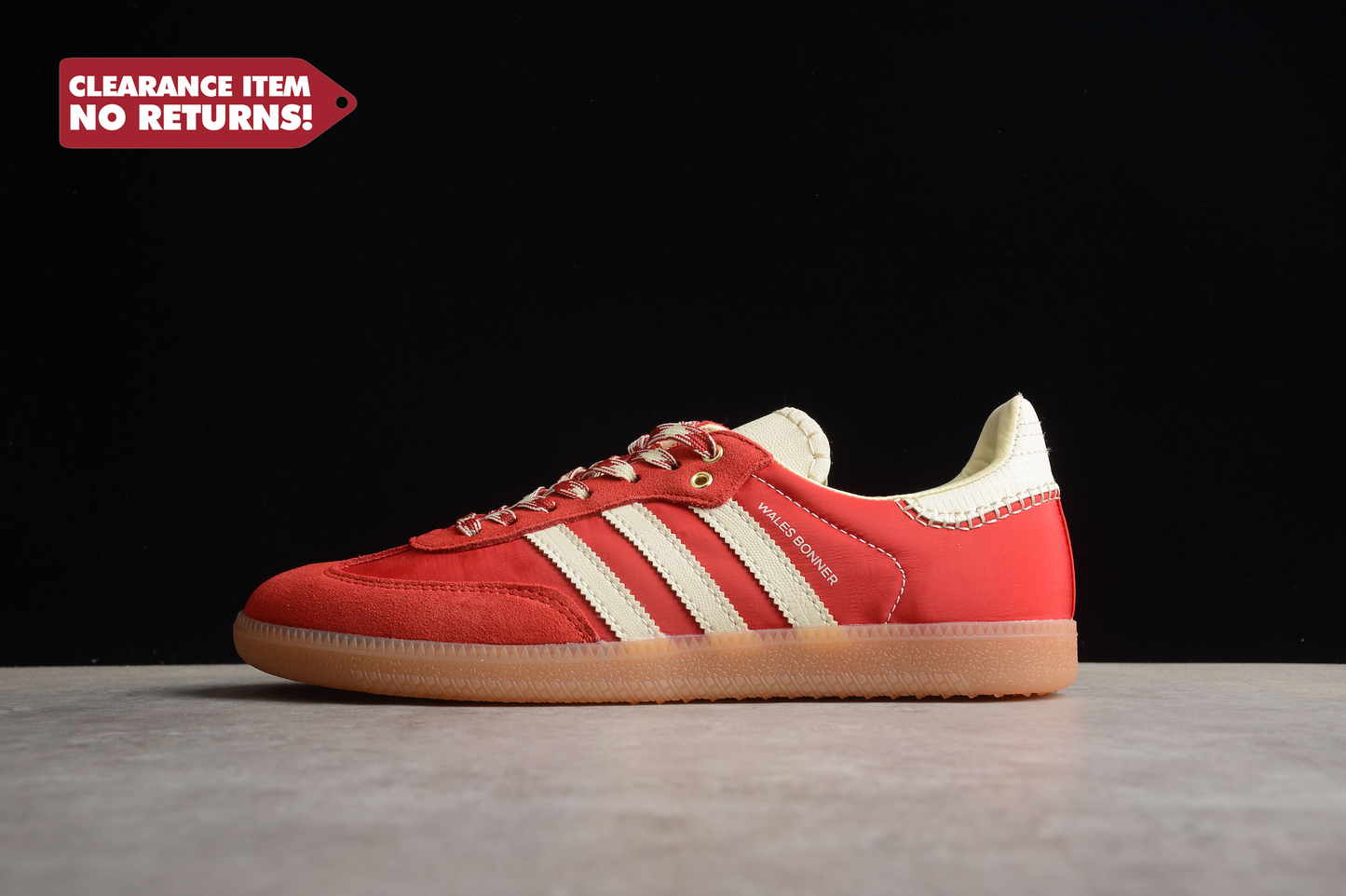 Samba x Wales Bonner Red White - UK 4 / US 4.5 (W 5.5) / EU 36.5