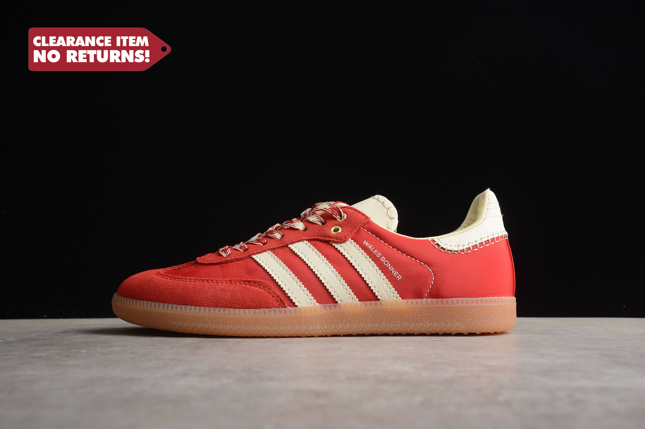 Samba x Wales Bonner Red White - UK 4.5 / US 5 (W 6) / EU 37