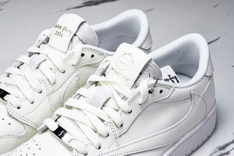 Travis Scott Aj1 Retro Og Low 'white Party' – Drip Locker Uk