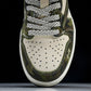 Travis Scott AJ1 Low x BAPE 'Camo' (Custom) - UK 7.5 / US 8.5 / EU 42