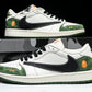 Travis Scott AJ1 Low x BAPE 'Green Black' (Custom)