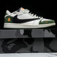 Travis Scott AJ1 Low x BAPE 'Green Black' (Custom)