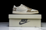 Travis Scott AJ1 Low x Stussy 'Beige' (Custom)