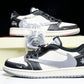 Travis Scott AJ1 Low x Stussy 'Black White Grey' (Custom)