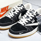 Travis Scott AJ1 Low x Stussy 'Black White Gum' (Custom) - UK 7.5 / US 8.5 / EU 42