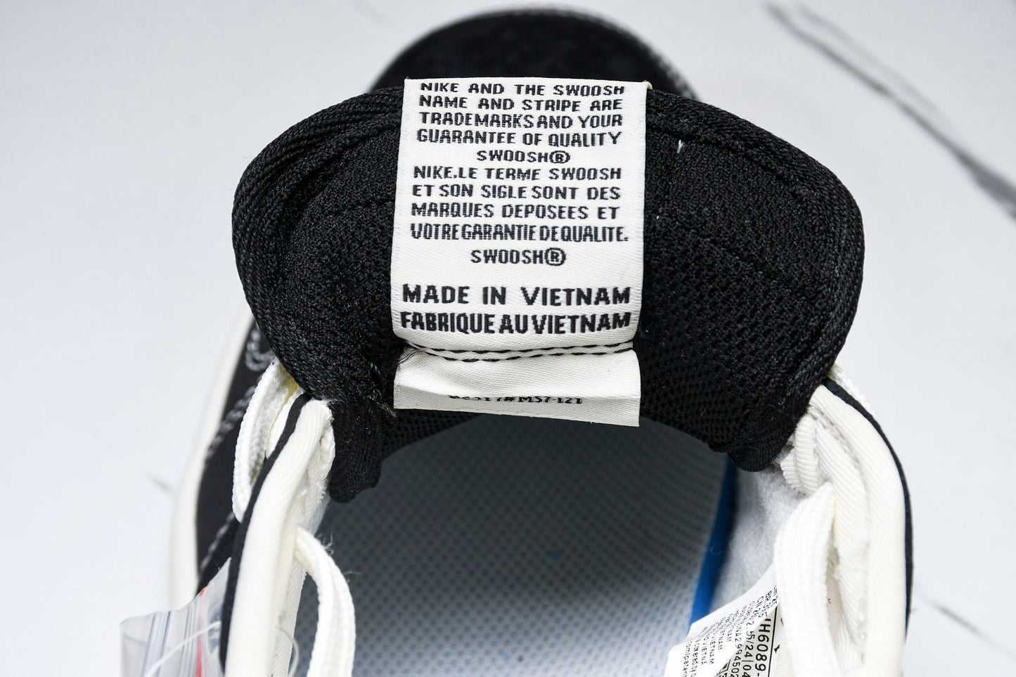 Travis Scott AJ1 Low x Stussy 'Black White Gum' (Custom) - UK 7.5 / US 8.5 / EU 42