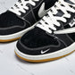 Travis Scott AJ1 Low x Stussy 'Black White Gum' (Custom) - UK 7.5 / US 8.5 / EU 42