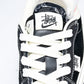 Travis Scott AJ1 Low x Stussy 'Black White Gum' (Custom) - UK 7.5 / US 8.5 / EU 42