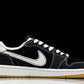 Travis Scott AJ1 Low x Stussy 'Black White Gum' (Custom) - UK 7.5 / US 8.5 / EU 42