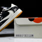 Travis Scott AJ1 Low x Stussy 'Black White Gum' (Custom) - UK 7.5 / US 8.5 / EU 42