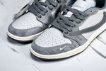 Travis Scott AJ1 Low x Stussy 'Grey' (Custom)