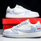 Travis Scott AJ1 Low x Supreme 'Baby Blue' (Custom)