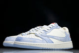 Travis Scott AJ1 Low x Supreme 'Baby Blue' (Custom)