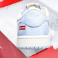 Travis Scott AJ1 Low x Supreme 'Baby Blue' (Custom)