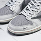 Travis Scott AJ1 Low x Supreme 'Grey' (Custom)