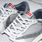 Travis Scott AJ1 Low x Supreme 'Grey' (Custom)