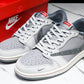 Travis Scott AJ1 Low x Supreme 'Grey' (Custom)