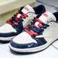 Travis Scott AJ1 Low x Supreme 'Red Navy' (Custom)