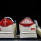 Travis Scott AJ1 Low x Supreme 'Red Navy' (Custom)