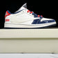 Travis Scott AJ1 Low x Supreme 'Red Navy' (Custom)