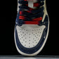 Travis Scott AJ1 Low x Supreme 'Red Navy' (Custom)
