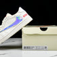 Travis Scott AJ1 Low x Supreme 'Silver White' (Custom)